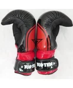 GLOVES Pointfighter TOP TEN Glossy BLOCK Star - Black/red, 21655-94