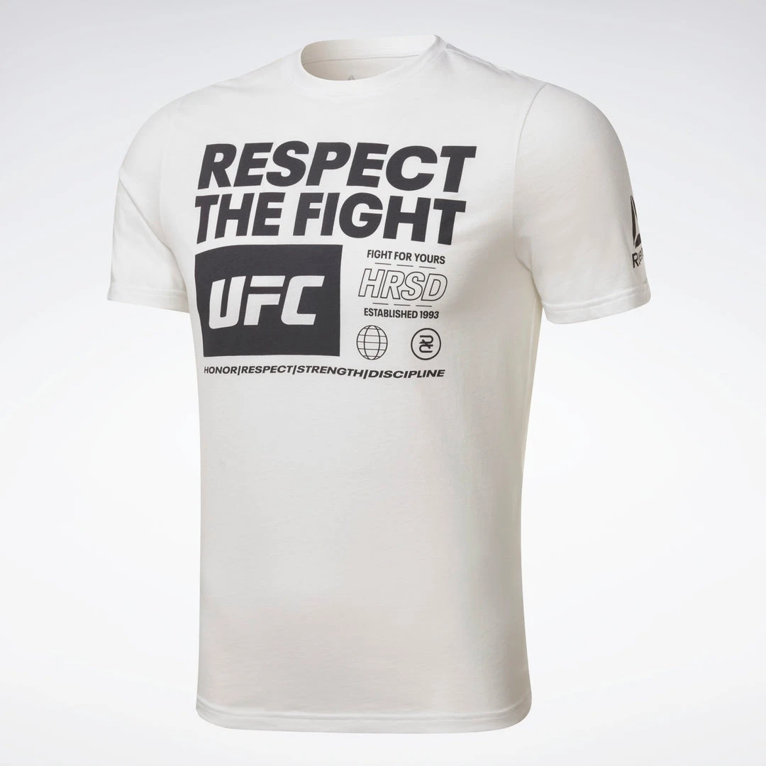 Reebok UFC Fan Gear Mens T-shirt - White, FU1292 T-Shirts 7 Reebok UFC Fan Gear Mens T-shirt - White, FU1292 T-Shirts
