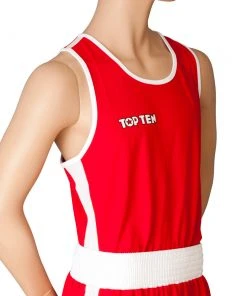 Top Ten Boxing Shirt - Red, 1929-4 Boxing Jersey
