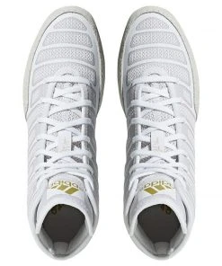 Wrestling Shoes Adidas Varner - White/gold, DA9891