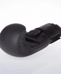 Fighter Boxing Gloves SPLIT - Matt Black, FBG-001B