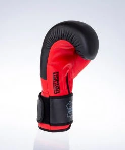 Fighter Boxing Gloves SPLIT-red/black, FBG-001BR 20 Fighter Boxing Gloves SPLIT-red/black, FBG-001BR