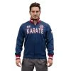 Hoodies Daedo Slim Jacket Karate - Blue/white, CH2220