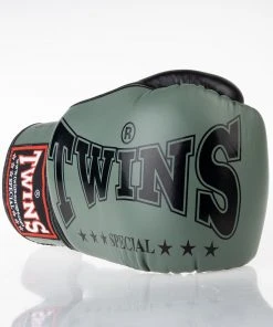 Boxing Gloves Twins - Khaki, BGVL-8-GREEN