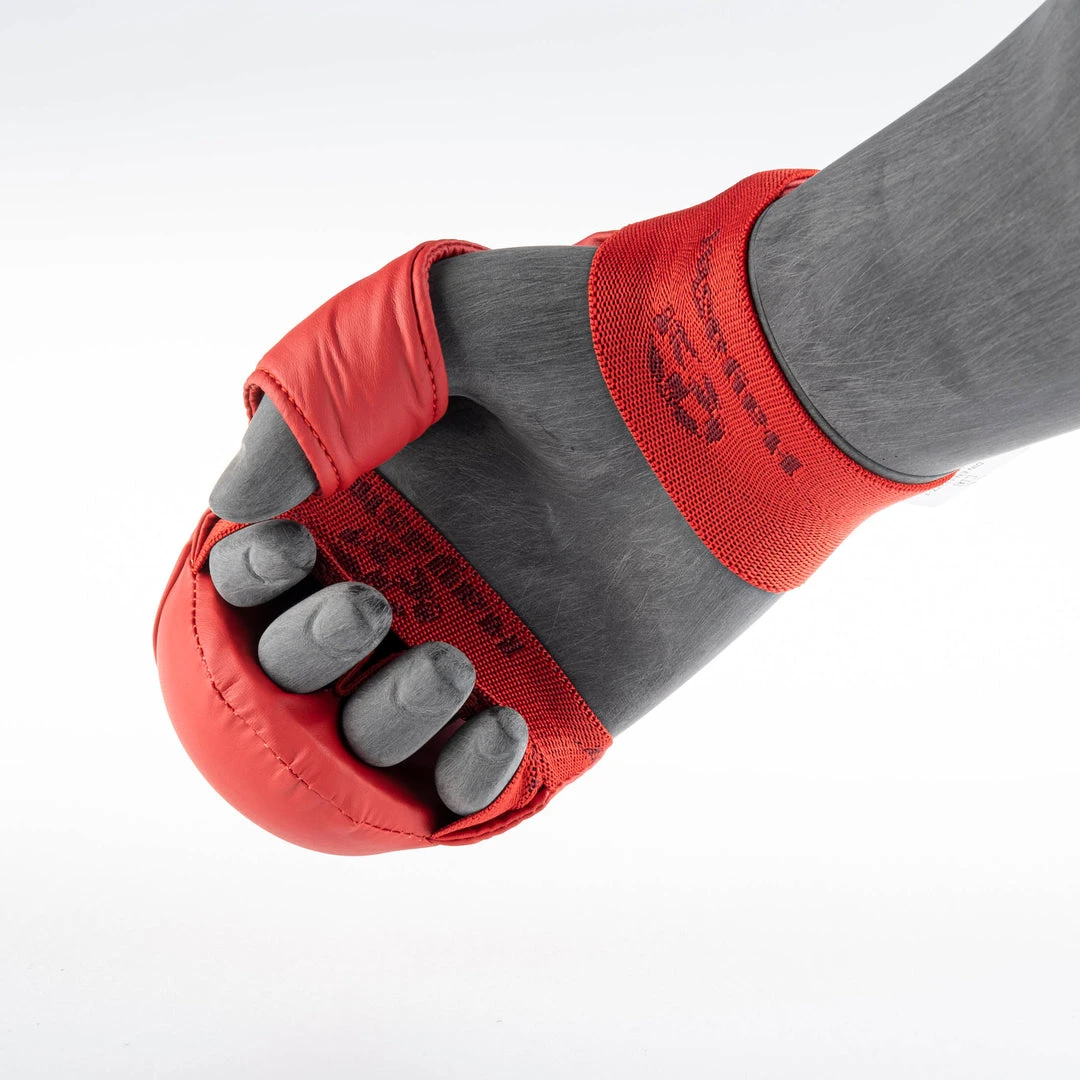 Hayashi Karate Fist Protector TSUKI With Thumb (WKF Approved) - Red, 238 7 Hayashi Karate Fist Protector TSUKI With Thumb (WKF Approved) - Red, 238