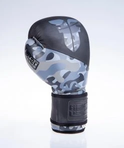 Fighter Boxing Gloves SPLIT- Gray Camo/black, FBG-001C 20 Fighter Boxing Gloves SPLIT- Gray Camo/black, FBG-001C