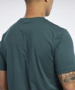 T-Shirts Reebok UFC Logo T-shirt - Green, FJ5159