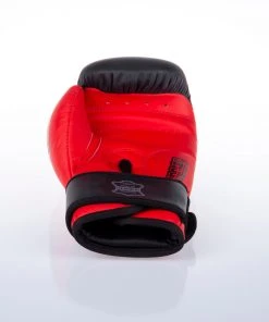 Fighter Boxing Gloves SPLIT-red/black, FBG-001BR 25 Fighter Boxing Gloves SPLIT-red/black, FBG-001BR