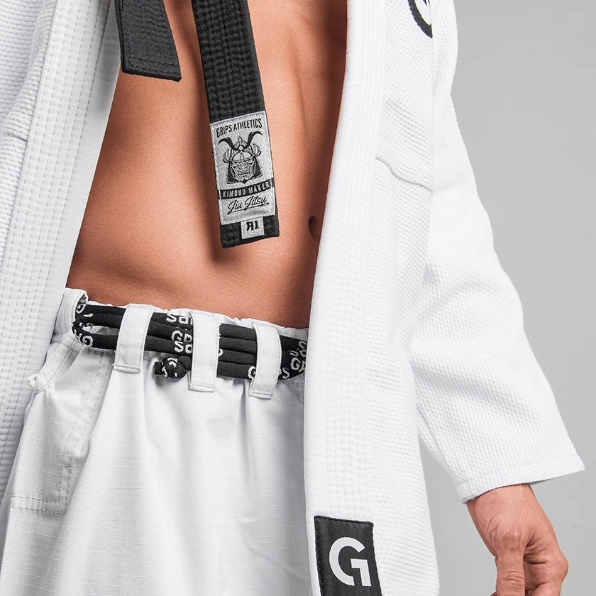 Grips Gr1ps BJJ Uniform Primero Competition - White, G10118-WHT 14 Grips Gr1ps BJJ Uniform Primero Competition - White, G10118-WHT