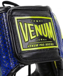 Venum Pro Boxing Headgear LOMA Edition - Blue/yellow, VENUM-03915-405