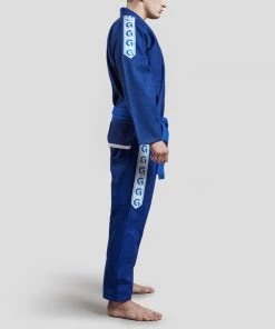 BJJ Uniforms Grips Classic Logo BJJ Kimono - Blue/white, G10124-BLUWHT