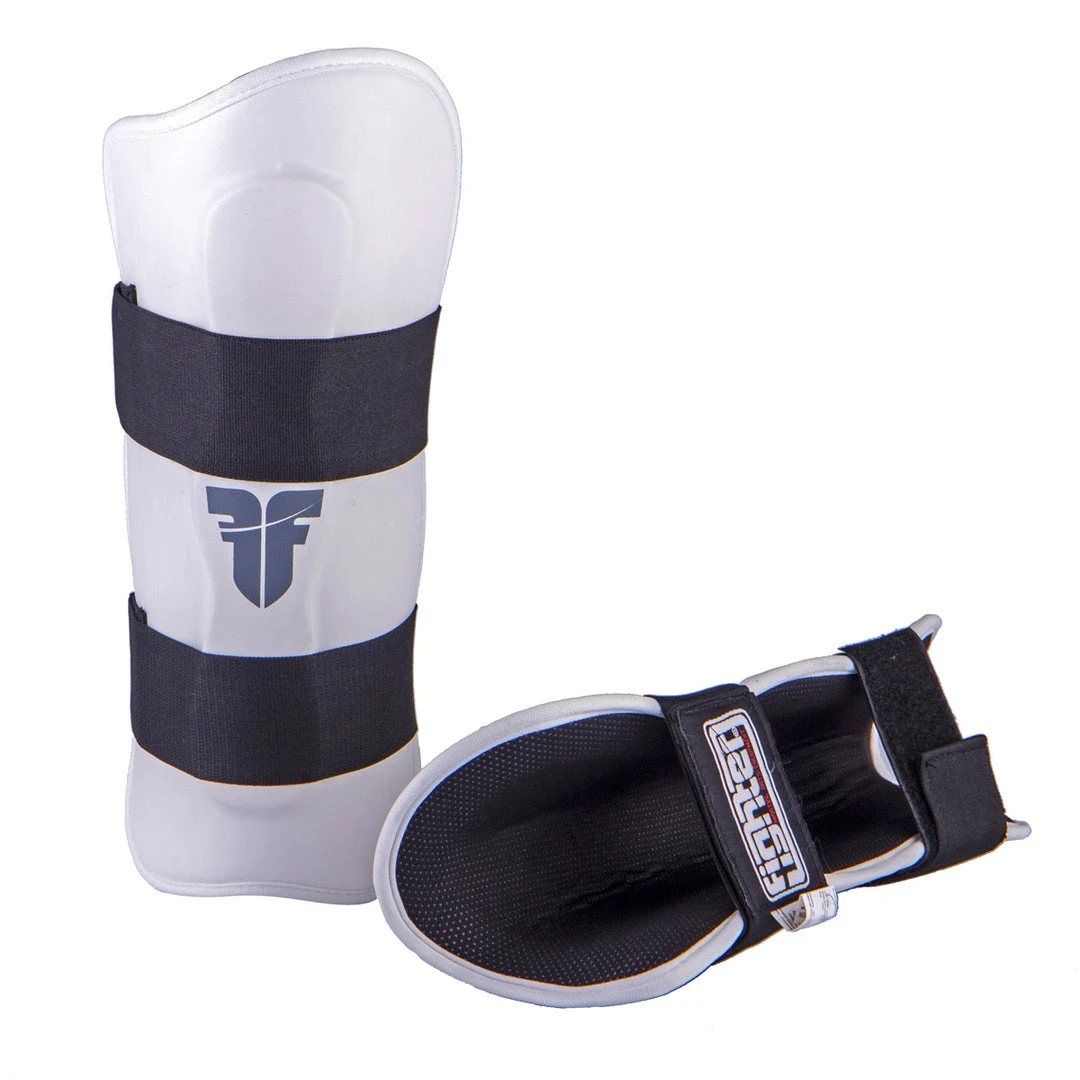 Shin Guard Fighter Ergo - White, FSG-001W 3 Shin Guard Fighter Ergo - White, FSG-001W