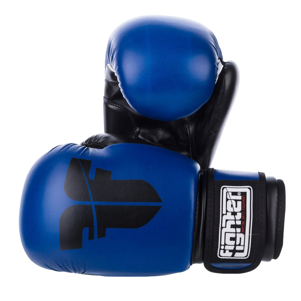 Fighter Basic Gloves - Blue/black, 1376APUBL 3 Fighter Basic Gloves - Blue/black, 1376APUBL