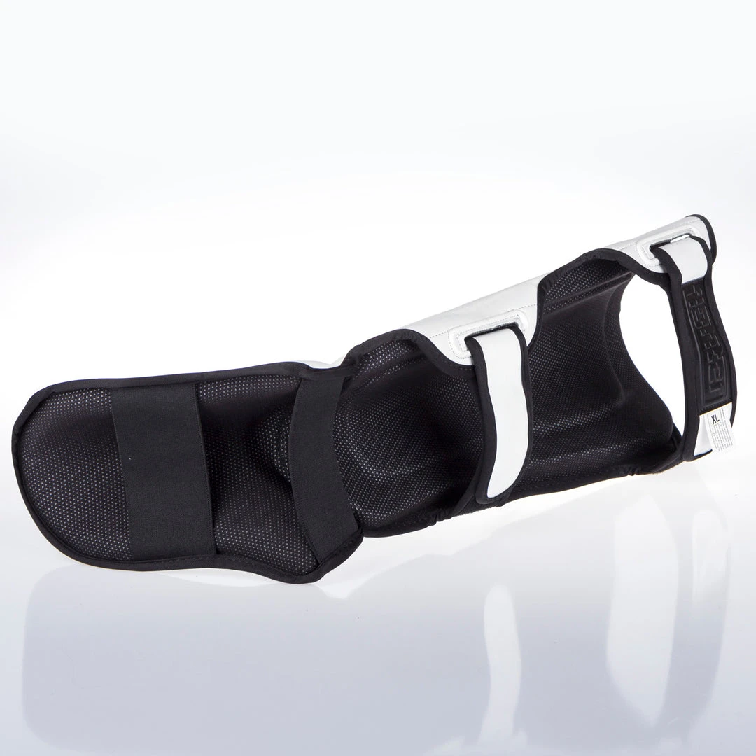 Fighter Shinguards Thai Ergo - White, FSG-004WB 7 Fighter Shinguards Thai Ergo - White, FSG-004WB