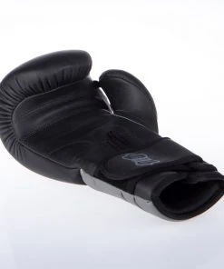 Fighter Boxing Gloves Sparring - Black/gray, FBG-002-BG