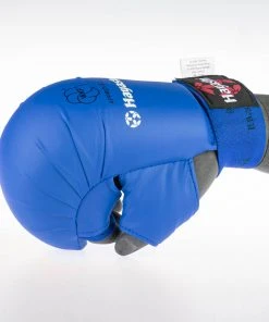 Hayashi Karate Fist Protector TSUKI With Thumb (WKF Approved) - Blue, 238