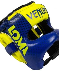 Venum Pro Boxing Headgear LOMA Edition - Blue/yellow, VENUM-03915-405
