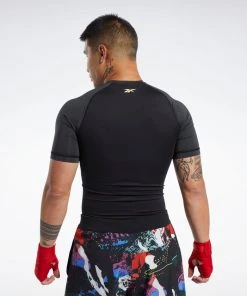 Reebok Combat CMG Rash Guard - Black, FM1494 Rash Guards