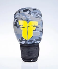 Fighter Boxing Gloves SIAM - Grey Camo, FBG-003C