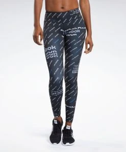 Reebok Workout Ready Allover Print Tights, FK6865 14 Reebok Workout Ready Allover Print Tights, FK6865