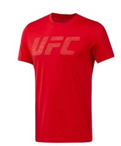 T-Shirts Reebok UFC Logo T-shirt - Red, D95021