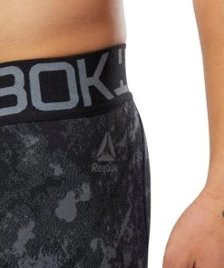 Pants Reebok Jacquard Tights - Black, DU4975