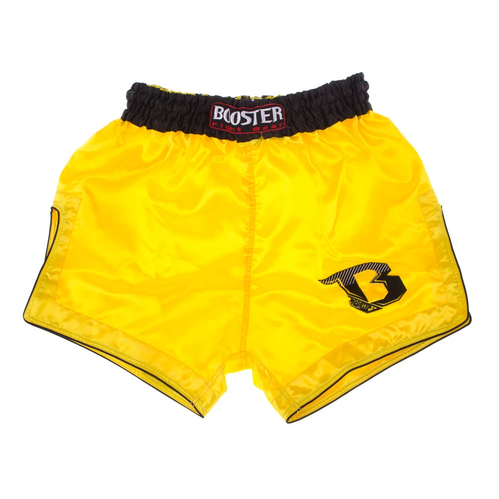 Booster Thai Trunks Retro - Yellow, TBSRETRO-Y 3 Booster Thai Trunks Retro - Yellow, TBSRETRO-Y