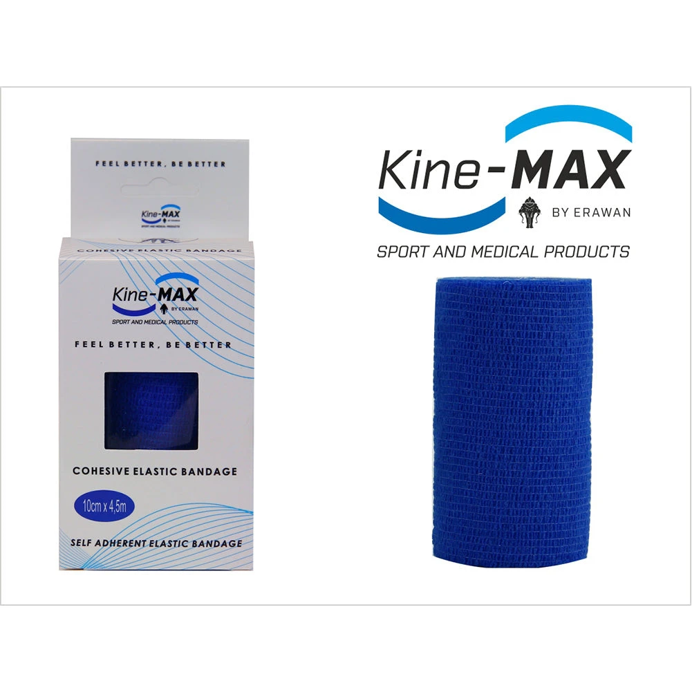 KinesioMAX TRAINING Kine-MAX Self-securing Elastic Bandage-5cm,7,5cm,10cm - Blue, CEB5BLU,CEB7BLU,CEB10BLU 5 KinesioMAX TRAINING Kine-MAX Self-securing Elastic Bandage-5cm,7,5cm,10cm - Blue, CEB5BLU,CEB7BLU,CEB10BLU