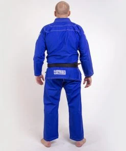 Fighter BJJ Kimono Rice Straw - Blue, BJJBLU-07 BJJ Uniforms 18 Fighter BJJ Kimono Rice Straw - Blue, BJJBLU-07 BJJ Uniforms