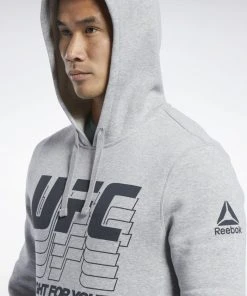 Hoodies Reebok UFC FG Hoodie - Grey, FK2342