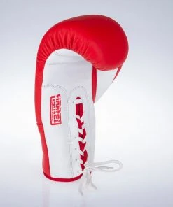 Fighter Boxing Gloves Competition Pro - Red/white, FBG-004R