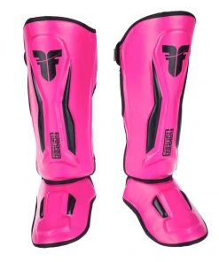 Fighter Shinguards Thai Ergo - Pink, FSG-004NPB
