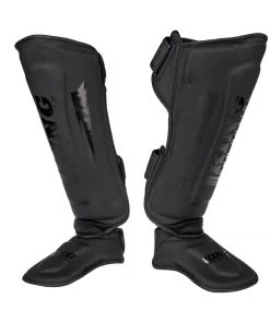 King Pro Boxing Shinguards Revo 4 - Black PROTECTION