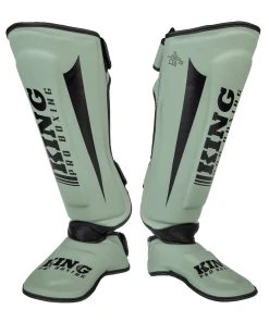 King Pro Boxing Shinguards Revo 5 - Khaki