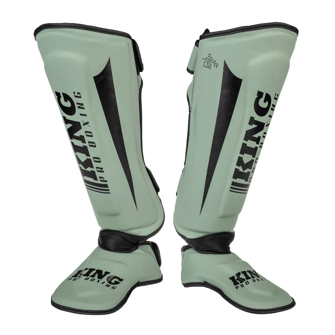 King Pro Boxing Shinguards Revo 5 - Khaki 3 King Pro Boxing Shinguards Revo 5 - Khaki