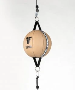 Fighter Punch Ball With Base MF-PRO - Beige/black TRAINING