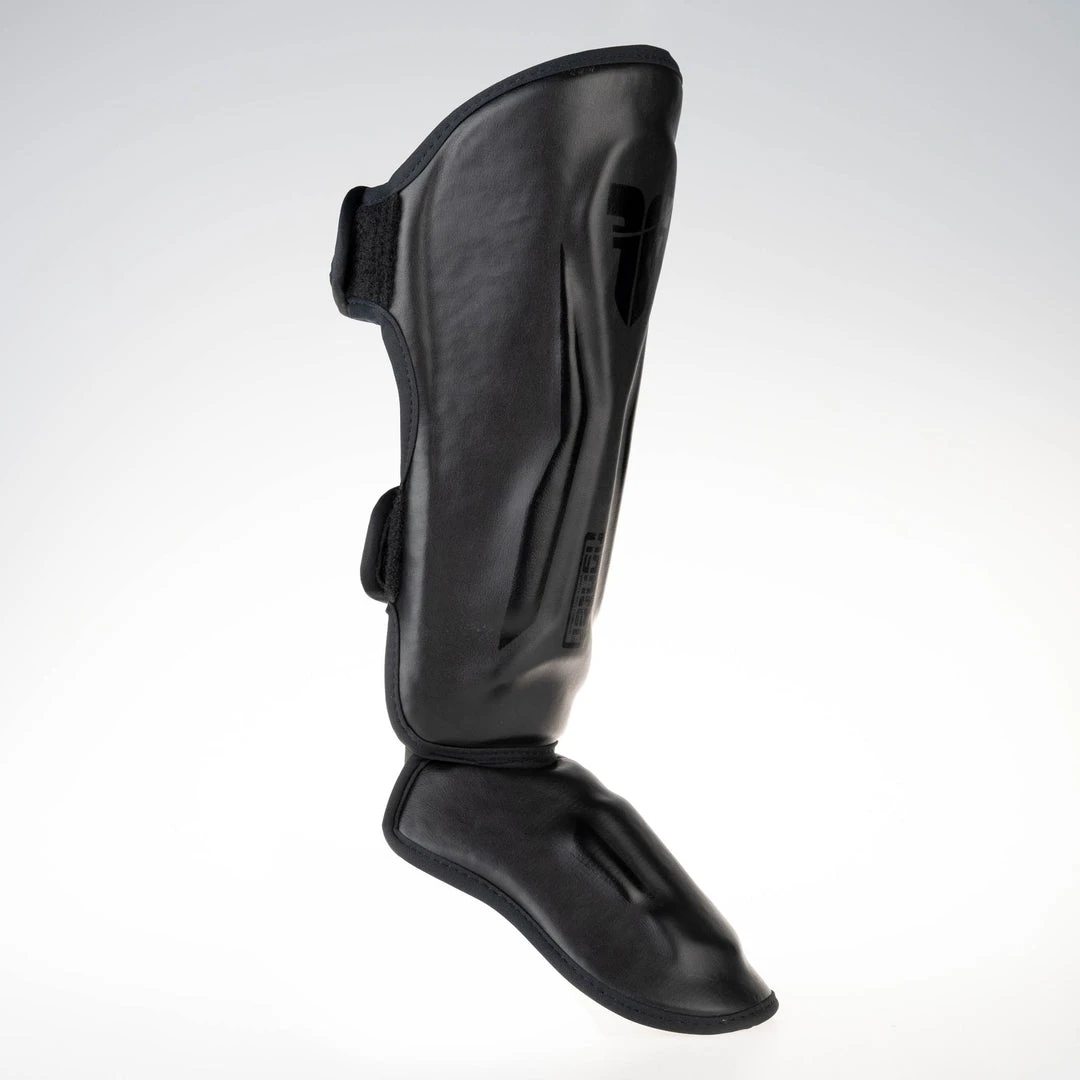 Fighter Shinguards Thai Ergo - Black, FSG-004BB 9 Fighter Shinguards Thai Ergo - Black, FSG-004BB
