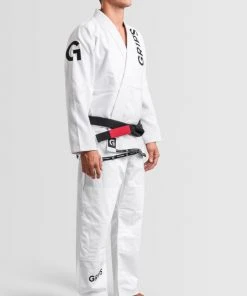 Grips Gr1ps BJJ Uniform Primero Competition - White, G10118-WHT 18 Grips Gr1ps BJJ Uniform Primero Competition - White, G10118-WHT