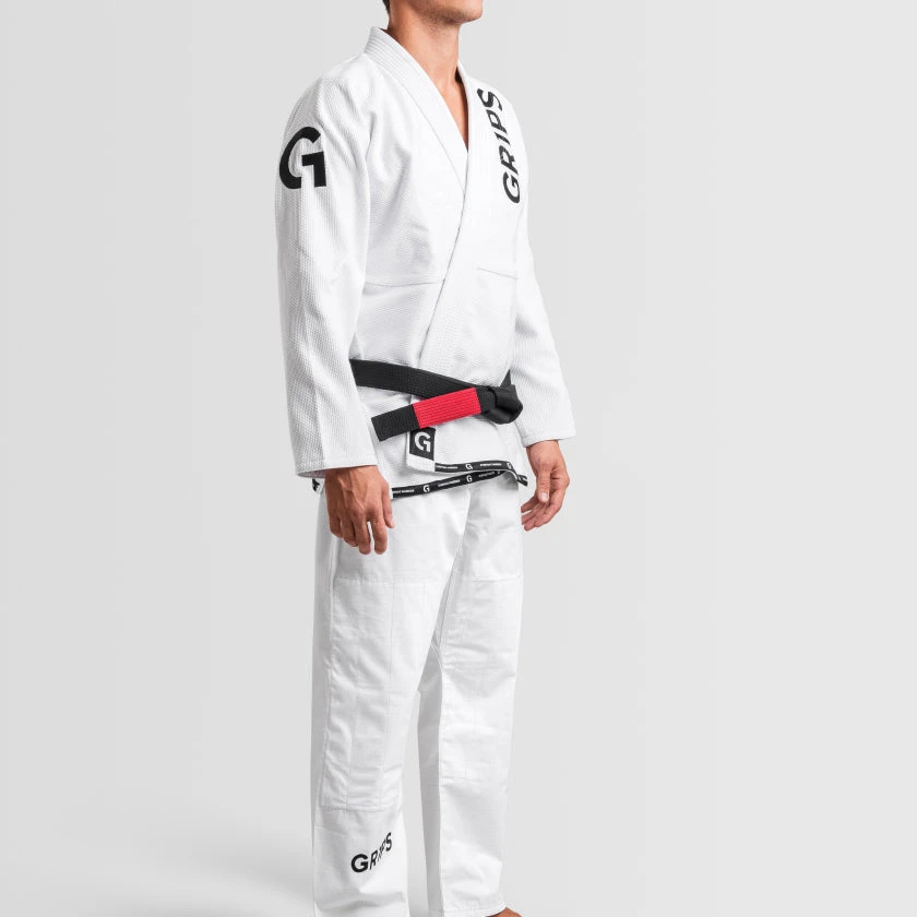 Grips Gr1ps BJJ Uniform Primero Competition - White, G10118-WHT 6 Grips Gr1ps BJJ Uniform Primero Competition - White, G10118-WHT