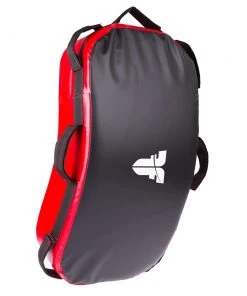 Fighter Reversible Kicking Shield - MULTI GRIP - Black/red, FKSH-11 TRAINING