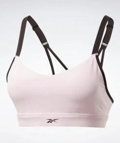 Reebok Hero Medium - Impact Strappy Bra - Pink, FK5339