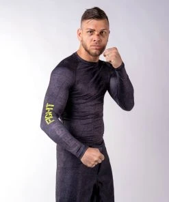 Rash Guard Fighter - Life Is A Fight - Grey, FRG-13