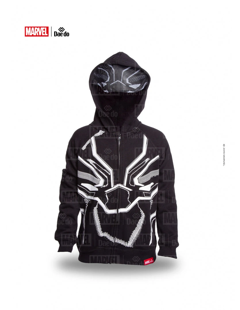 Daedo Hoodie With Mask Black Panther - Black, MARV50621 Hoodies 3 Daedo Hoodie With Mask Black Panther - Black, MARV50621 Hoodies