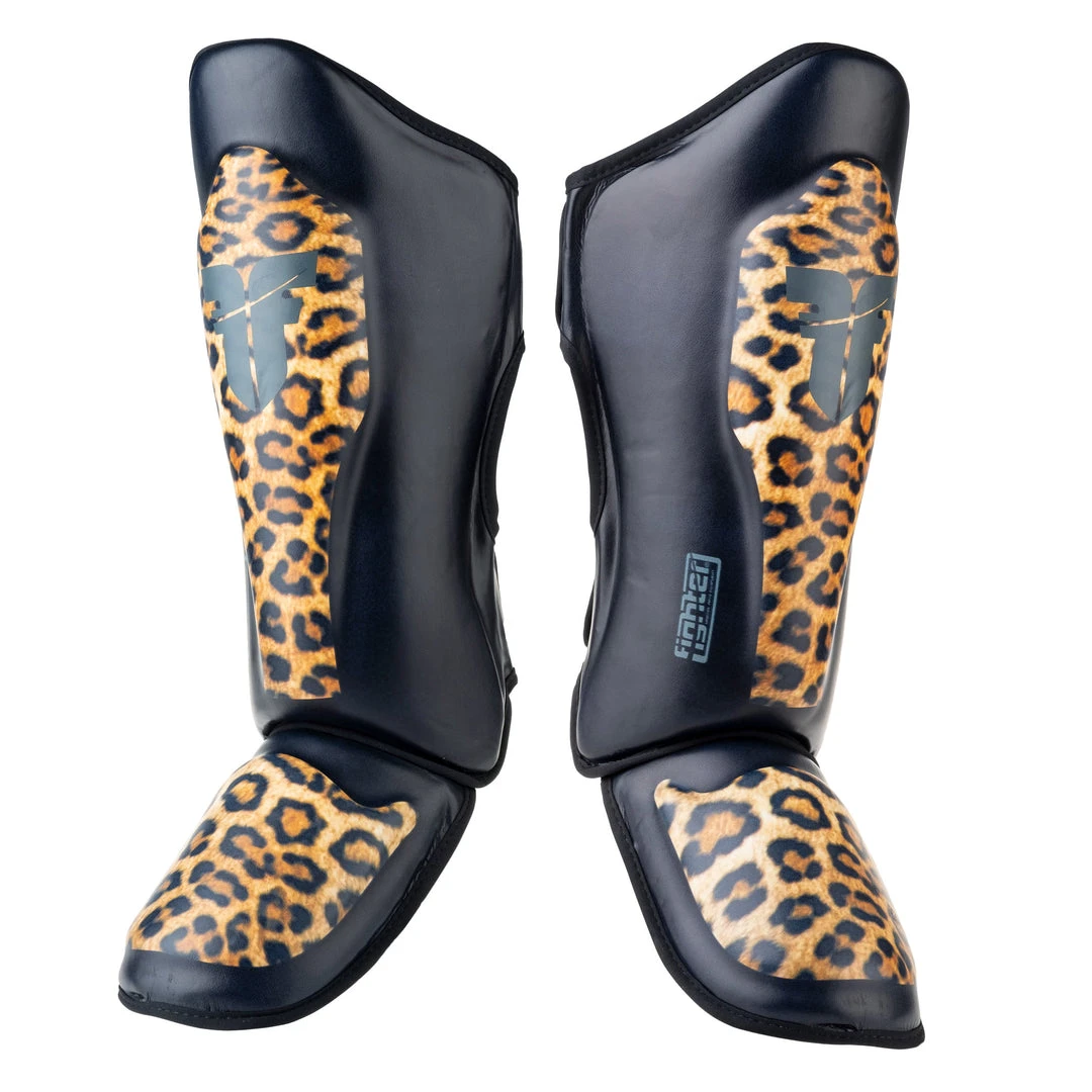 PROTECTION Fighter Shinguards Thai Jungle Series - Leopard, JE1573LE 3 PROTECTION Fighter Shinguards Thai Jungle Series - Leopard, JE1573LE