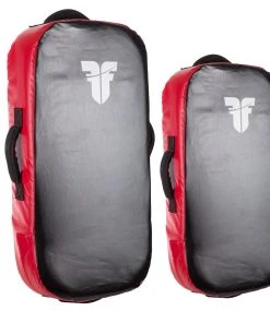 Fighter Kicking Shield - MULTI GRIP - Black/red, FKSH-09 TRAINING