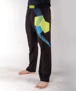 Fighter Pants - FIGHT - Black/blue, FF-P003BBY