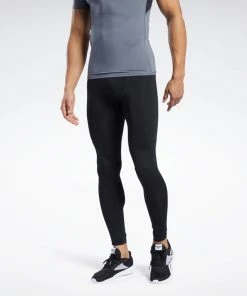 Reebok Workout Ready Compression Tights - Black, FP9107 Pants