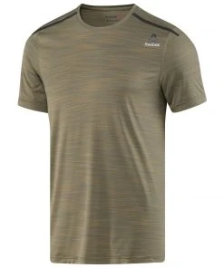 Training T-Shirts Reebok Activchill Tee - Olive Green, BR9671