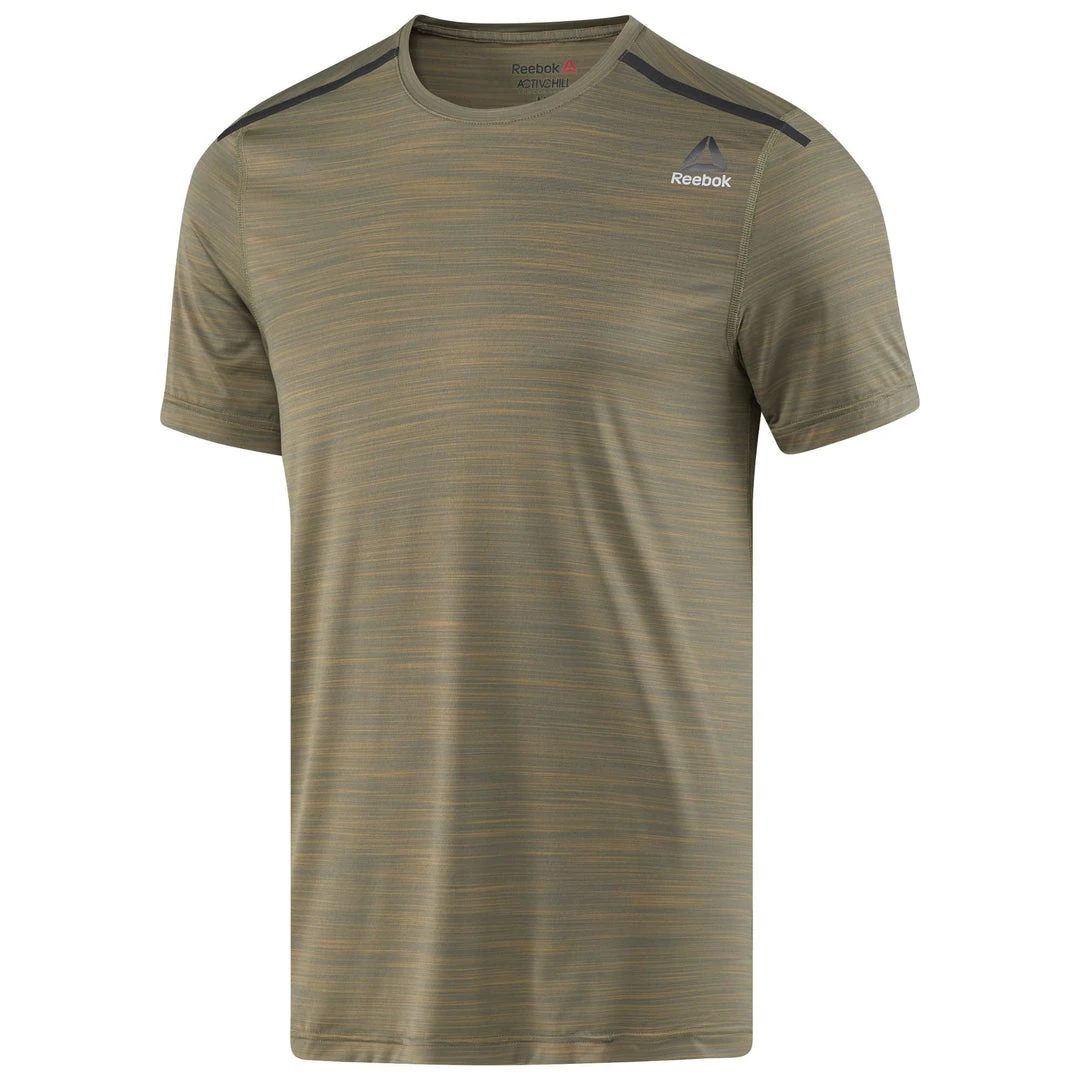 Training T-Shirts Reebok Activchill Tee - Olive Green, BR9671 4 Training T-Shirts Reebok Activchill Tee - Olive Green, BR9671