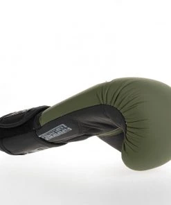 Fighter Boxing Gloves SIAM - Matt Khaki, FBG-003KB 24 Fighter Boxing Gloves SIAM - Matt Khaki, FBG-003KB